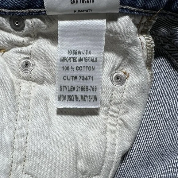 Citizens‎ Of Humanity Amari Ultra Wide Leg Dweller Jeans Womens 23 Blue 26x32